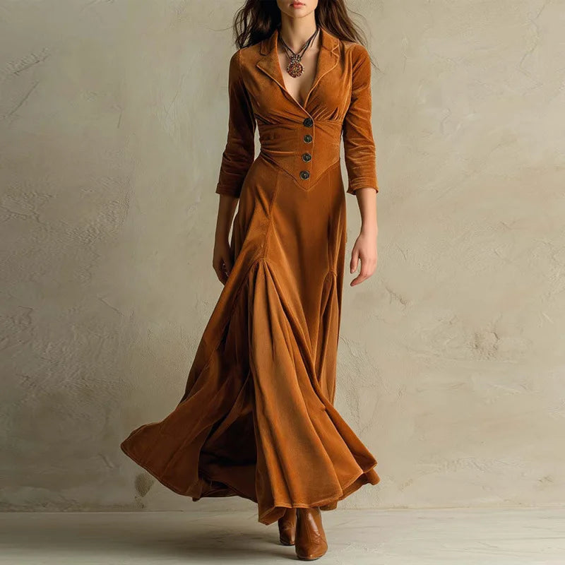 Marlow Timeless Velvet Maxi Dress - view 4