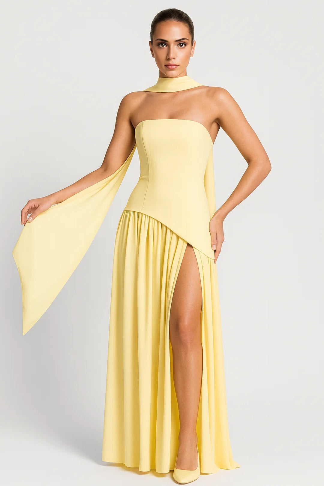 Thessaly Lightweight V-Neck Midi Dress - view 4