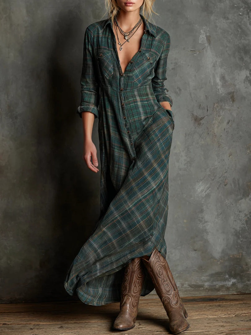 Carisse Collared Minimalist Dress - Ciela Vere