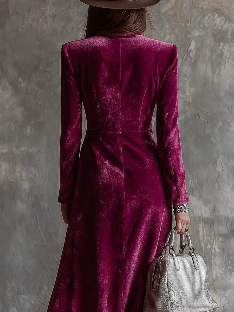 Amelia Velvet Blazer Dress - view 4
