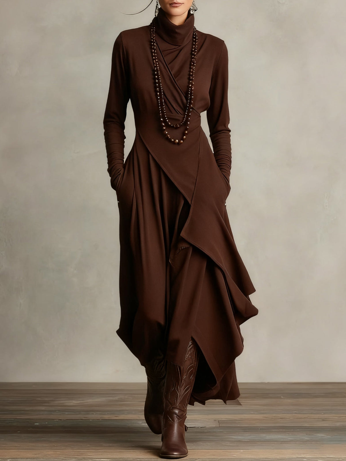 Marilyn Elegant Maxi Dress - view 6