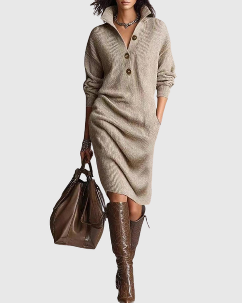 Arianell Knit Midi Dress — view 2