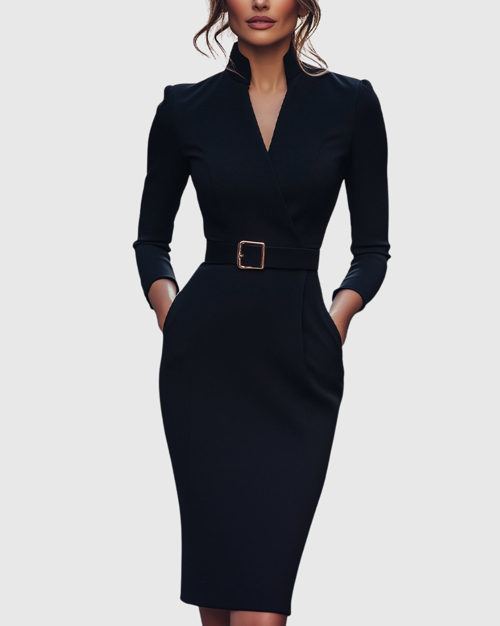 Claribel Refined Midi Dress — view 2