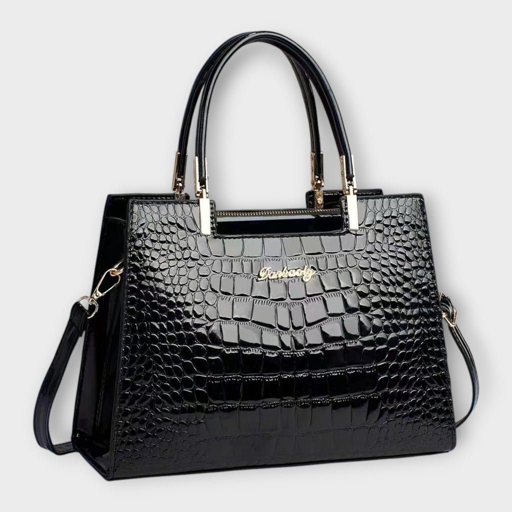 Celeste Croc-Embossed Handbag product photo 2