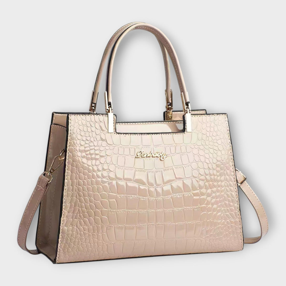 Celeste Croc-Embossed Handbag product photo 3