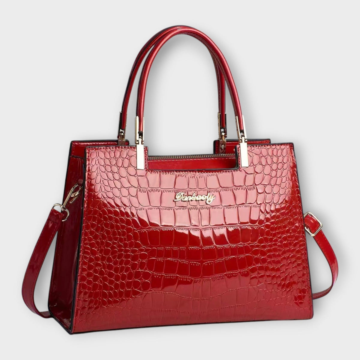 Celeste Croc-Embossed Handbag product photo 4