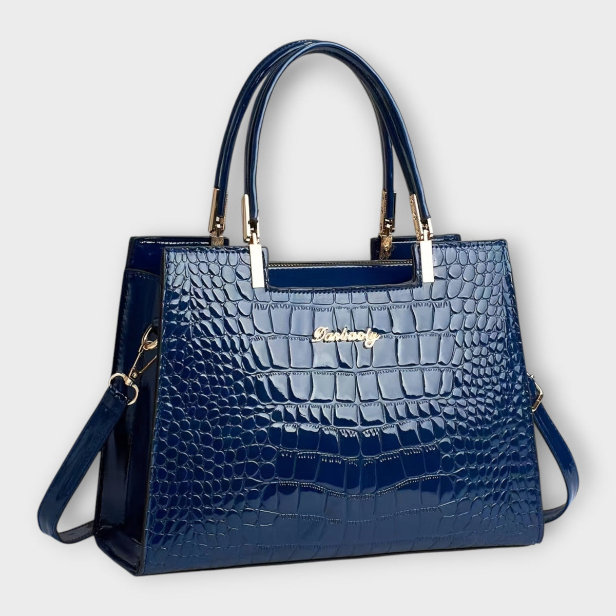 Celeste Croc-Embossed Handbag product photo 5