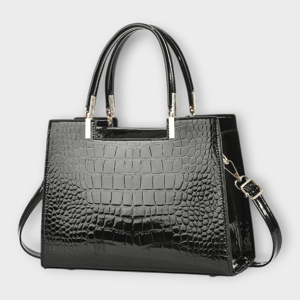 Celeste Croc-Embossed Handbag product photo 6