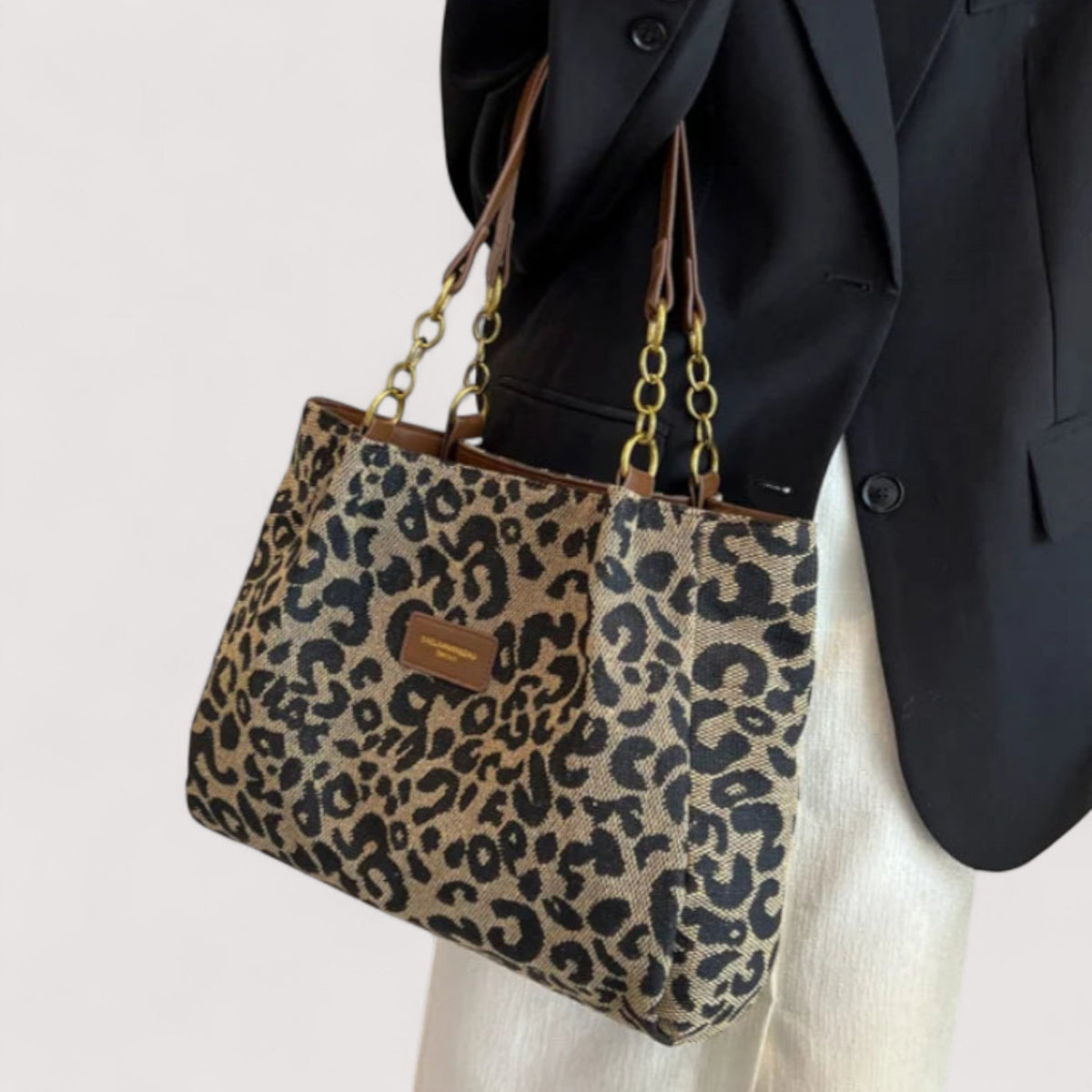 Levrier Leopard Canvas Tote product photo 5
