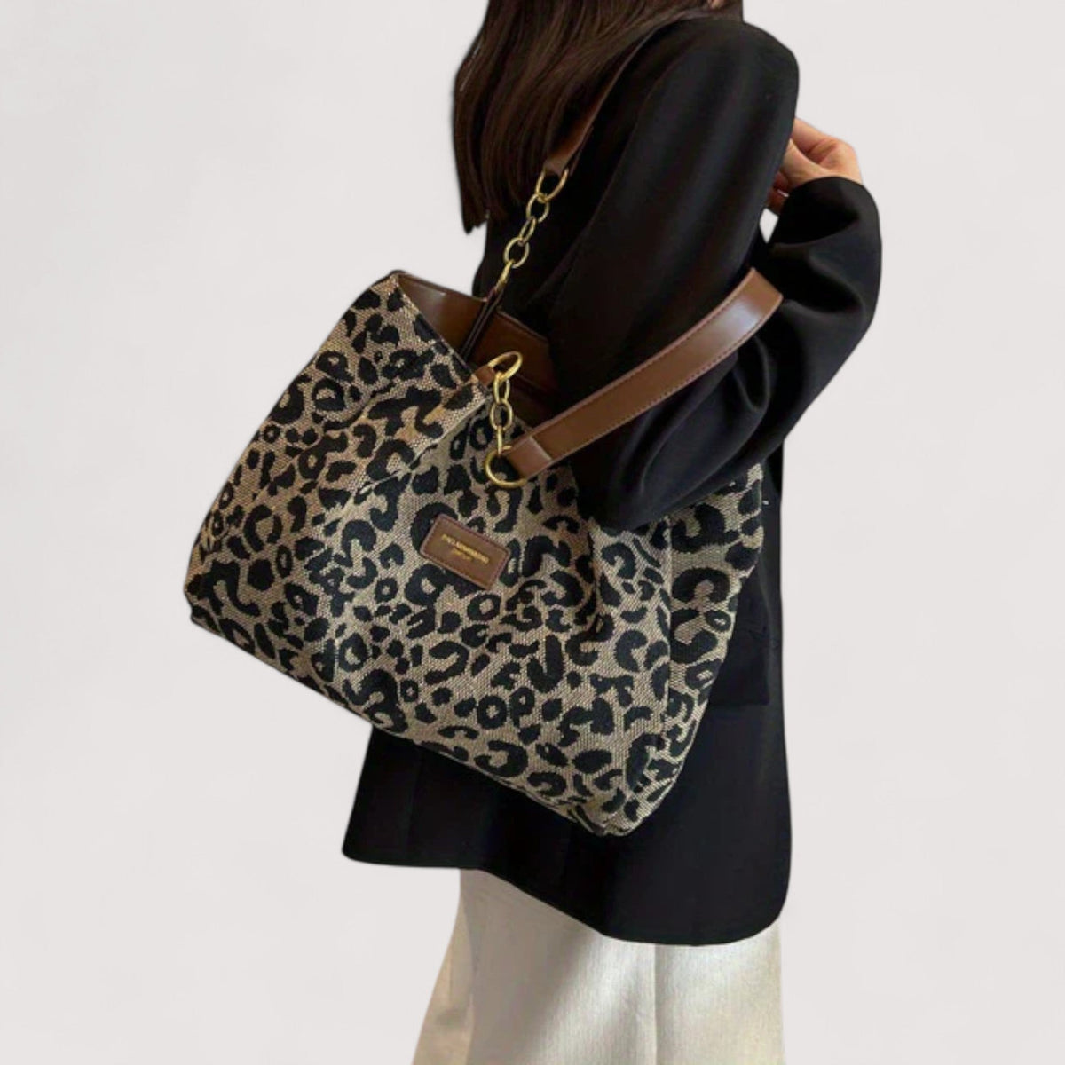 Levrier Leopard Canvas Tote product photo 6