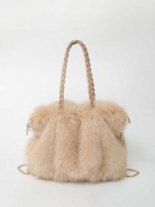 Charlotte Plush Shoulder Tote product photo 2