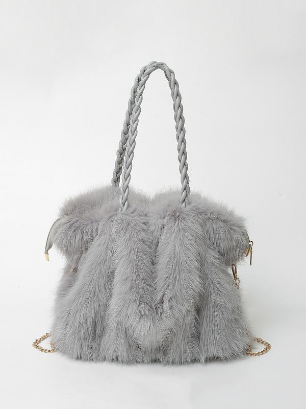 Charlotte Plush Shoulder Tote product photo 4