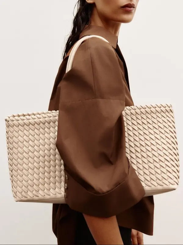 Lindsay Woven Tote Bag product photo 5