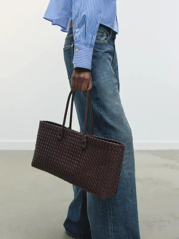 Lindsay Woven Tote Bag product photo 6