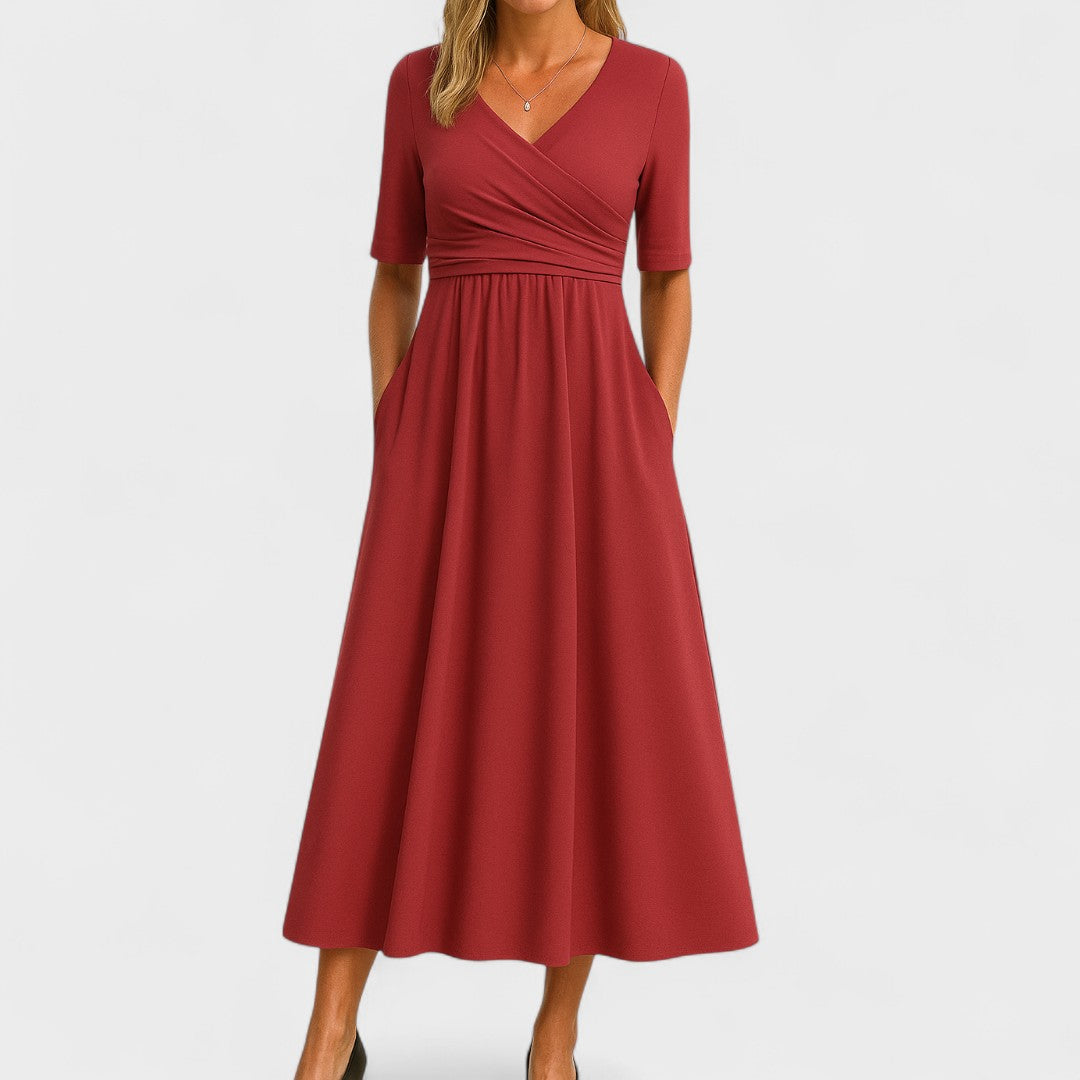 Ida Elegant Midi Dress — view 5