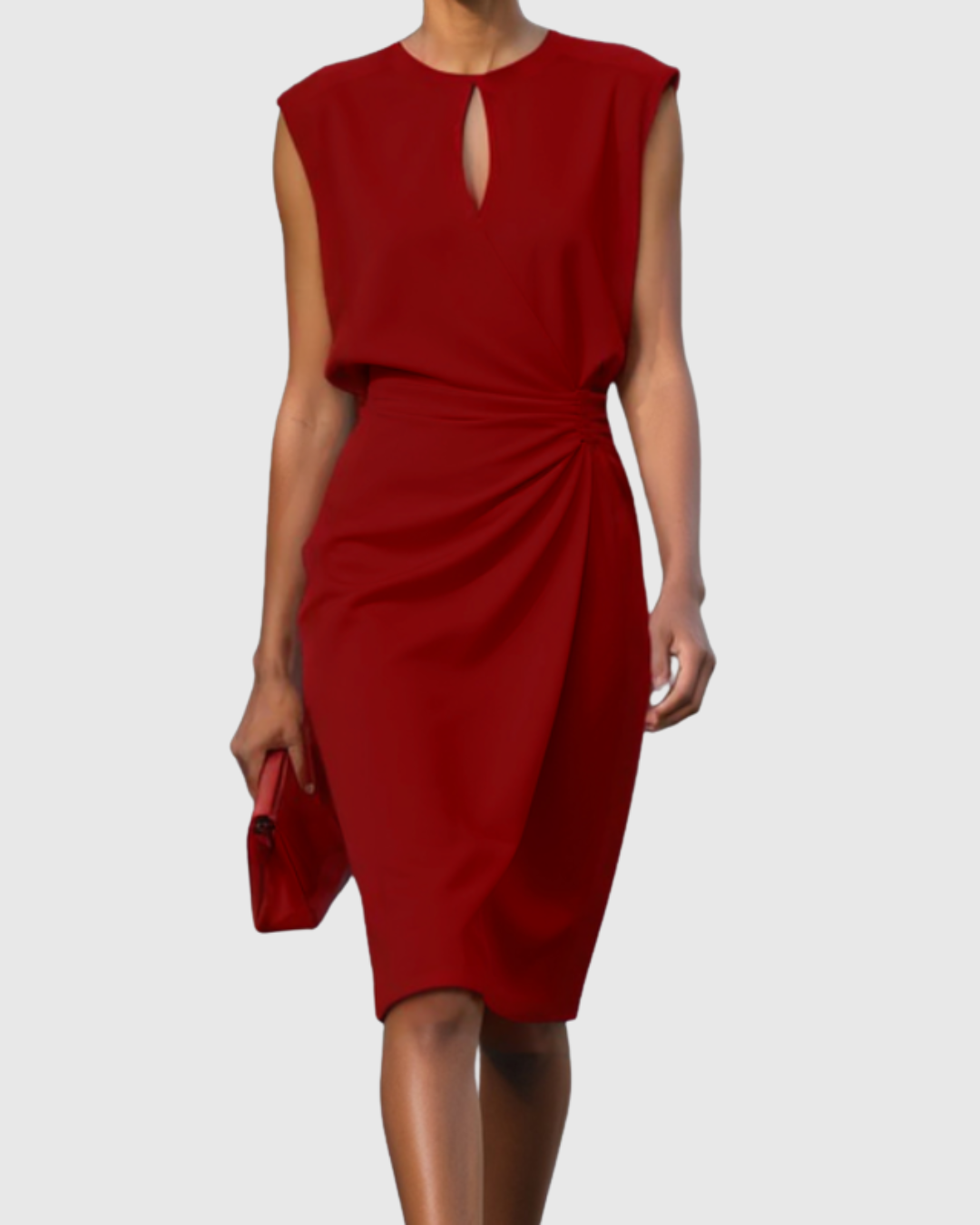 Mae Ruched Knee-Length Dress — view 6