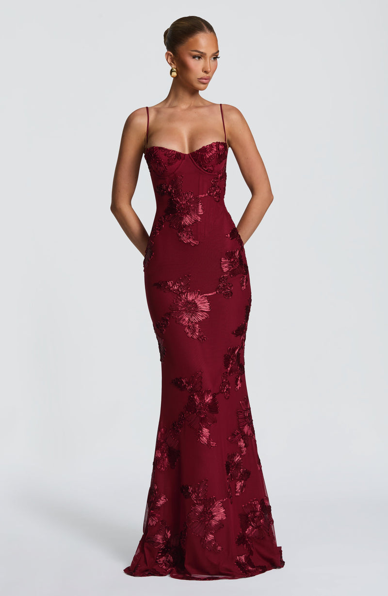 Velour Maxi Dress – view 1
